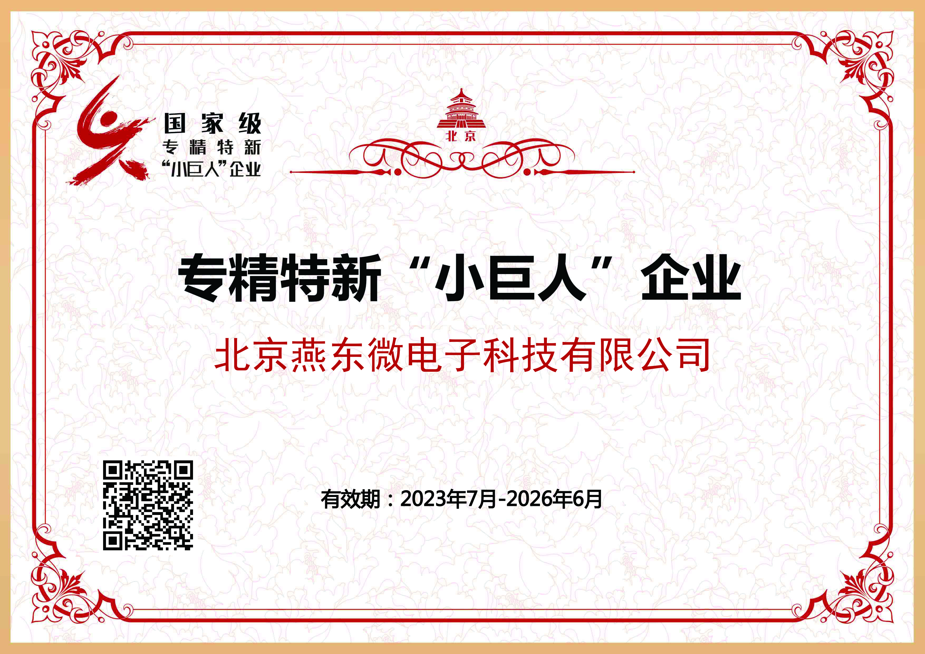 BG大游微所属BG大游科技获国家级专精特新“小巨人”企业认证